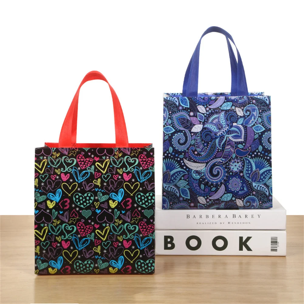 Non Woven Shopping Bags Colorful Print Reusable Grocery Bag Tote Bag with Handle Gift Bag Favor Goodie Package Bags
Non Woven Shopping Bags Colorful Print Reusable Grocery Bag Tote Bag with Handle Gift Bag Favor Goodie Package Bags