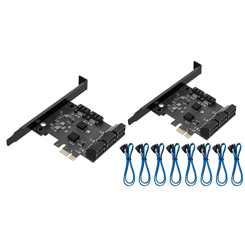 8 Ports SATA 6Gbps To PCI Express Controller Card SATA3.0 Pcie Hard Drive Converter Expansion Adapter Board For PC
8 Ports SATA 6Gbps To PCI Express Controller Card SATA3.0 Pcie Hard Drive Converter Expansion Adapter Board For PC