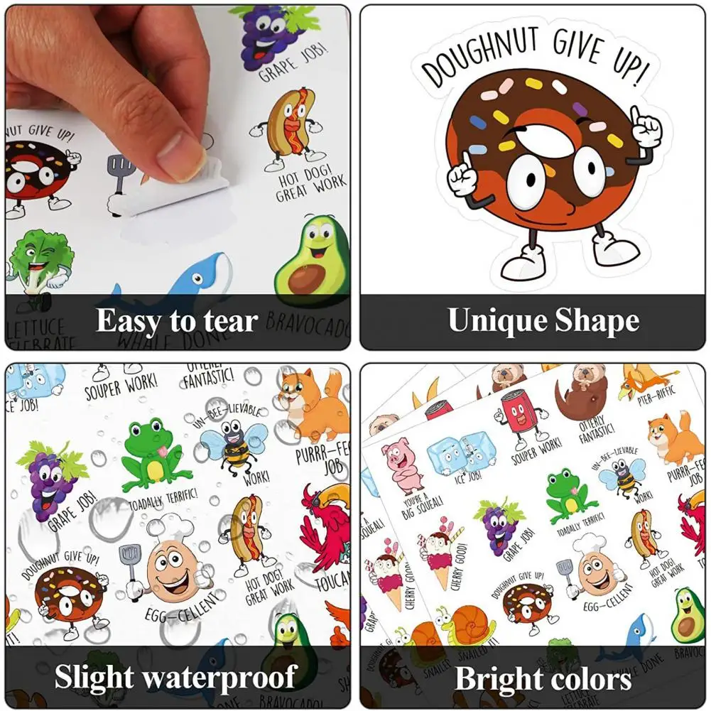 10 Sheets Charming Strong-Adhesive Cartoon Sticker Reward Stickers Bright Color Decorative
10 Sheets Charming Strong-Adhesive Cartoon Sticker Reward Stickers Bright Color Decorative
