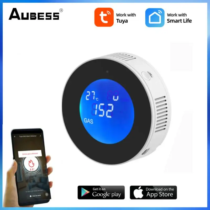 Tuya Smart Natural Gas Alarm Sensor Combustible Gas Leak Detector LCD Display Smart Life App Real-time Monitoring Smart Home
Tuya Smart Natural Gas Alarm Sensor Combustible Gas Leak Detector LCD Display Smart Life App Real-time Monitoring Smart Home