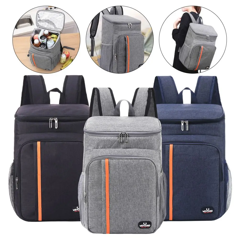 

20L Portable Picnic Keeping Fresh Delivery Carrier Refrigerator Box Thermal Food Bag Cooler Bag Insulation Backpack
