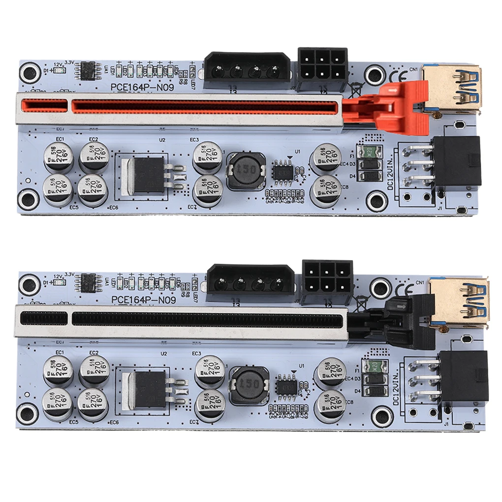 PCI-E 1x к 16x плата расширения адаптера, 6-контактный порт питания PCI-Express, удлинитель для настольных ПК, красное оборудование для майнинга
PCI-E 1x к 16x плата расширения адаптера, 6-контактный порт питания PCI-Express, удлинитель для настольных ПК, красное оборудование для майнинга