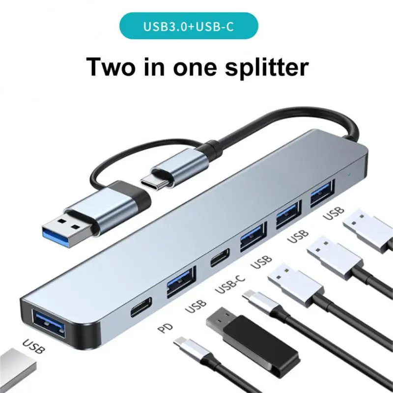 USB3.0 Type C Docking Station USB C HUB 4 Port USB 2.0 Hub PD TF Card Hub 3.0 USB Adapter Station Ultra Slim Portable Data Hub
USB3.0 Type C Docking Station USB C HUB 4 Port USB 2.0 Hub PD TF Card Hub 3.0 USB Adapter Station Ultra Slim Portable Data Hub
