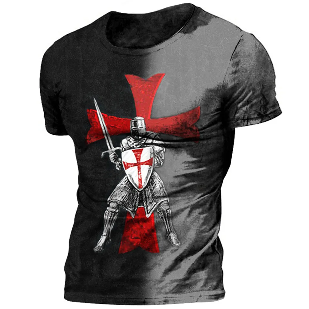 Old Knight Temple Knight Men's T-shirt 3D Print Jesus Christ Cross Men's Shirt Large Short Sleeve Top T-shirt Men's Shirt
Old Knight Temple Knight Men's T-shirt 3D Print Jesus Christ Cross Men's Shirt Large Short Sleeve Top T-shirt Men's Shirt