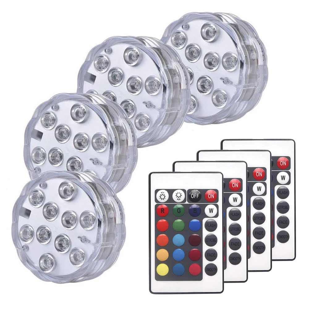 RGB Remote Control Submersible Light IP68 Waterproof Underwater Lights Pond Swimming Pool Decorative Night Lamps For Aquarium
RGB Remote Control Submersible Light IP68 Waterproof Underwater Lights Pond Swimming Pool Decorative Night Lamps For Aquarium