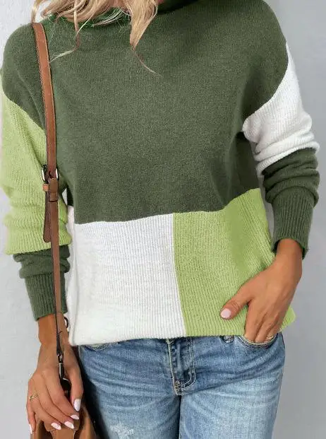 Arctic Velvet Pullover New 2023 Autumn and Winter Half High Collar Knitwear Contrasting Colors Temperament Commuting Style
Arctic Velvet Pullover New 2023 Autumn and Winter Half High Collar Knitwear Contrasting Colors Temperament Commuting Style