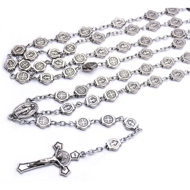 Rosary for Cross Necklace 8mm Beads Ornaments Jesus Christ Festival Decor Women
Rosary for Cross Necklace 8mm Beads Ornaments Jesus Christ Festival Decor Women