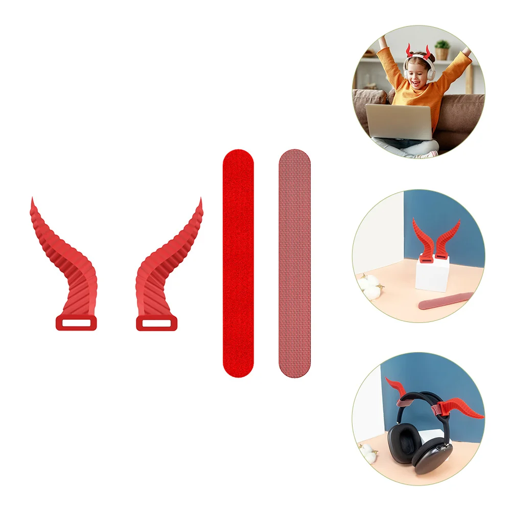 1 Pair Gothic Party Replacement Headphone Accessories Props For Horns Silicone Headset Decors Props For Party
1 Pair Gothic Party Replacement Headphone Accessories Props For Horns Silicone Headset Decors Props For Party