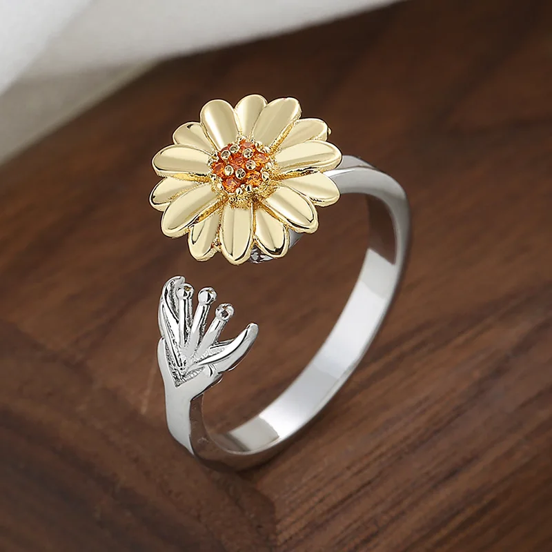 2022 Funny Fidget Spinner Ring Gift for Women Stress Relief Ring Anxiety Butterfly Crystal Flower Engagement Jewelry Accessories
2022 Funny Fidget Spinner Ring Gift for Women Stress Relief Ring Anxiety Butterfly Crystal Flower Engagement Jewelry Accessories