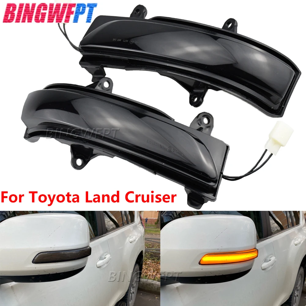 2PCS LED Dynamic Mirror Blinker Light Sequential Turn Signal Lamp For Toyota Land Cruiser FJ200 LC200 / Prado FJ150 2010- 2021
2PCS LED Dynamic Mirror Blinker Light Sequential Turn Signal Lamp For Toyota Land Cruiser FJ200 LC200 / Prado FJ150 2010- 2021