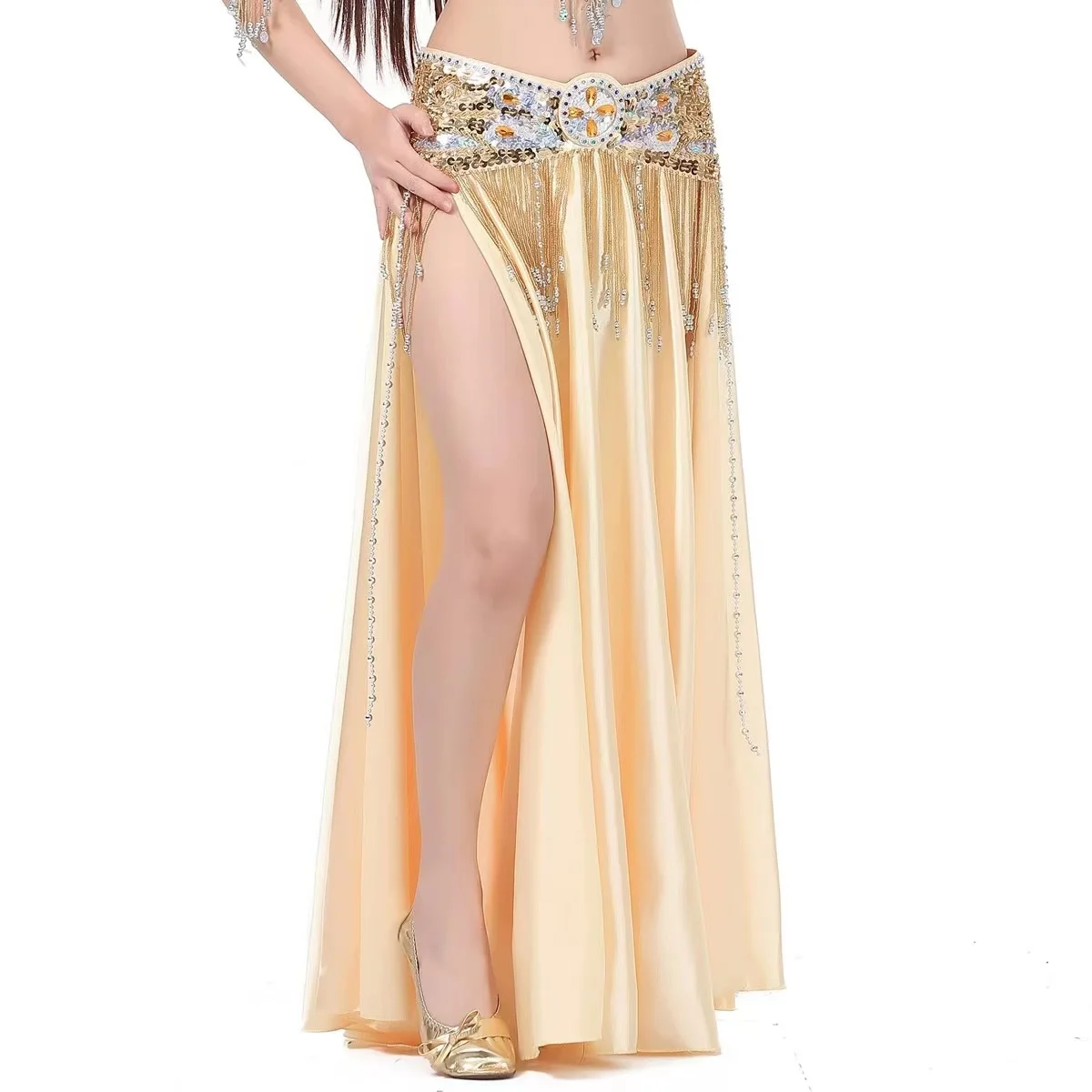 Chiffon Double High Slits Oriental Belly Dance Skirts For WomenBellydance Costume Accessoires Skirt Belly dance wear Halloween
Chiffon Double High Slits Oriental Belly Dance Skirts For WomenBellydance Costume Accessoires Skirt Belly dance wear Halloween