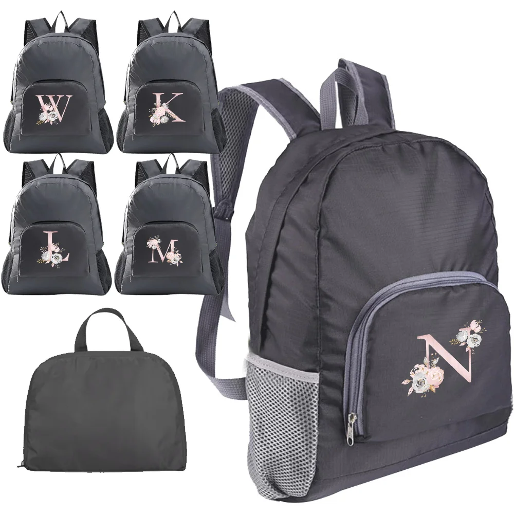 Backpack Travel Bag Outdoor Travel Sport Run Daypack Organizer Camping Hiking Pink Flower Letter Print Ultralight Foldable Bags
Backpack Travel Bag Outdoor Travel Sport Run Daypack Organizer Camping Hiking Pink Flower Letter Print Ultralight Foldable Bags