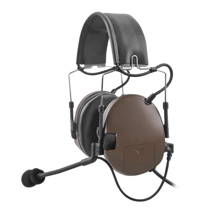 Noise Canceling retro Headphone hands free 2 way radio VOX headset military hunting headset
Noise Canceling retro Headphone hands free 2 way radio VOX headset military hunting headset