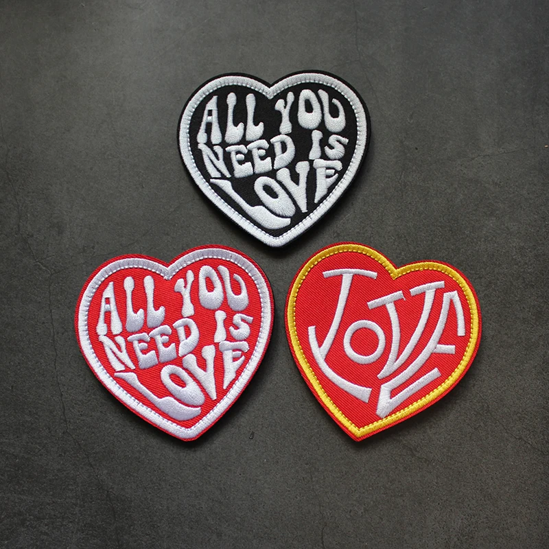 ALL YOU NEED IS LOVE Heart Embroidery Patches Skull Tactical Morale Badge Cute Heart Armband Sticker Cartoon Patch for Clothing
ALL YOU NEED IS LOVE Heart Embroidery Patches Skull Tactical Morale Badge Cute Heart Armband Sticker Cartoon Patch for Clothing