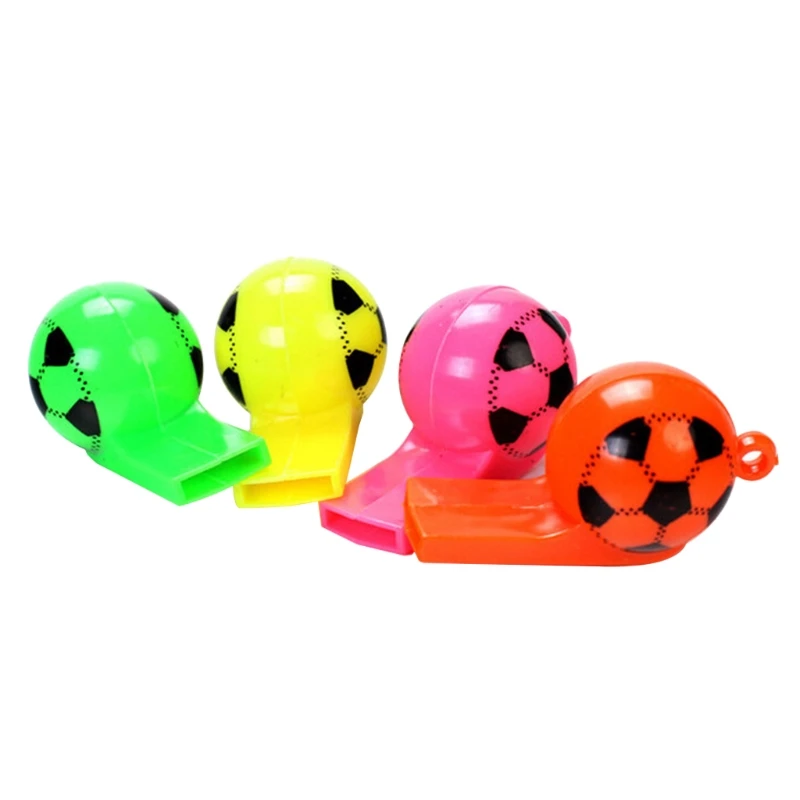 

D7YD Plastic Kid’s Whistle Loud Crisp Soccer Whistle for Outdoor Sport Supplies Coaches Referee Cheering Squad Role for Play