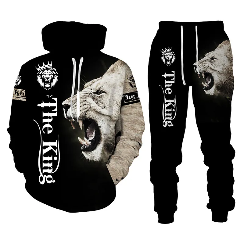 Men's Tiger Hoodie Set Full Sleeve Polyester and Cotton Warm Winter Indoor Animal 3D Printed Sweatershirt Trousers Man Tracksuit
Men's Tiger Hoodie Set Full Sleeve Polyester and Cotton Warm Winter Indoor Animal 3D Printed Sweatershirt Trousers Man Tracksuit