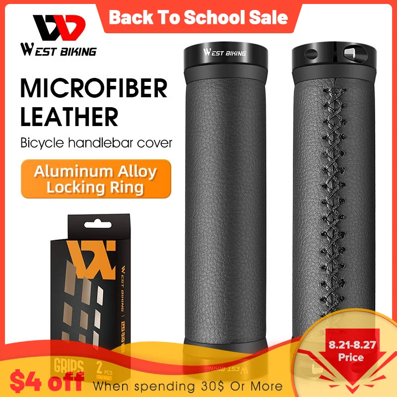 WEST BIKING Bicycle Grips Microfiber Leather Handlebar End Cap MTB Road Bike Soft Anti-Skid Shock Absorber Cycling Grips
WEST BIKING Bicycle Grips Microfiber Leather Handlebar End Cap MTB Road Bike Soft Anti-Skid Shock Absorber Cycling Grips