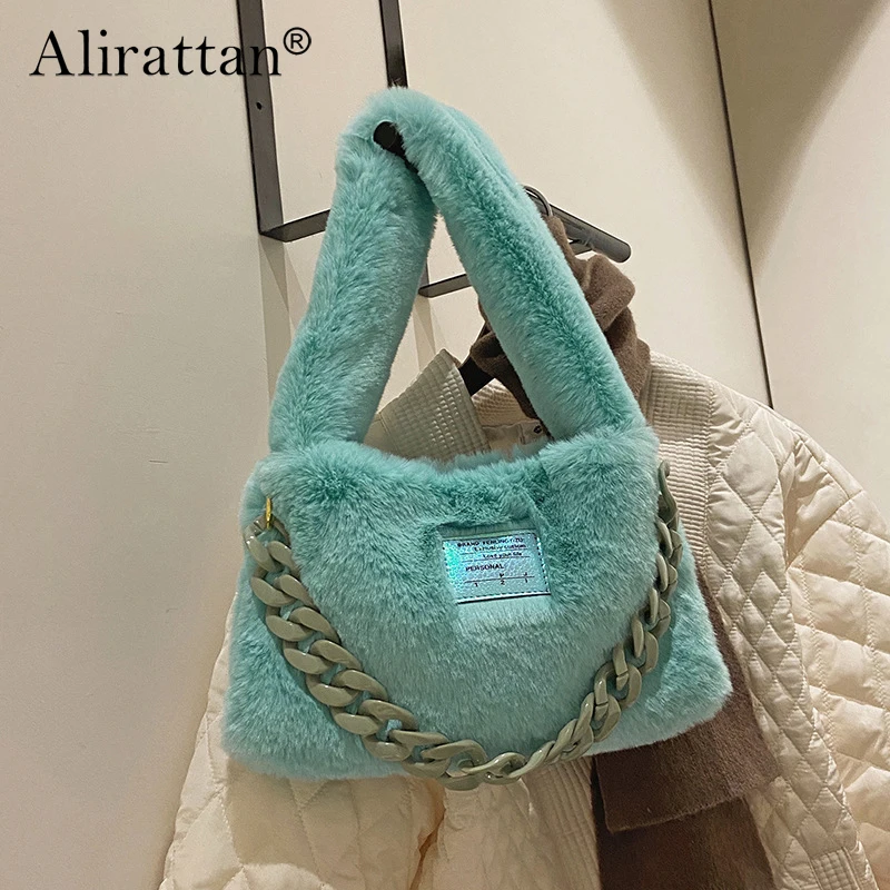 Faux Fur Handbags for Women Soft Plush Large Capacity Female Shopping Bags Simple Furry Ladies Messenger Bags Casual Tote Purse
Faux Fur Handbags for Women Soft Plush Large Capacity Female Shopping Bags Simple Furry Ladies Messenger Bags Casual Tote Purse