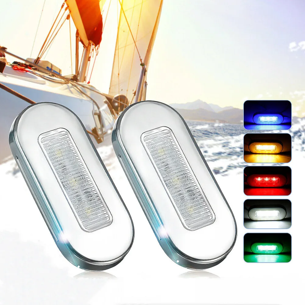 2pcs 12V LED Courtesy Light Mount Yacht Marine Boat Cabin Deck Lamp Waterproof ABS Plastic Boat Light Replacement Part
2pcs 12V LED Courtesy Light Mount Yacht Marine Boat Cabin Deck Lamp Waterproof ABS Plastic Boat Light Replacement Part