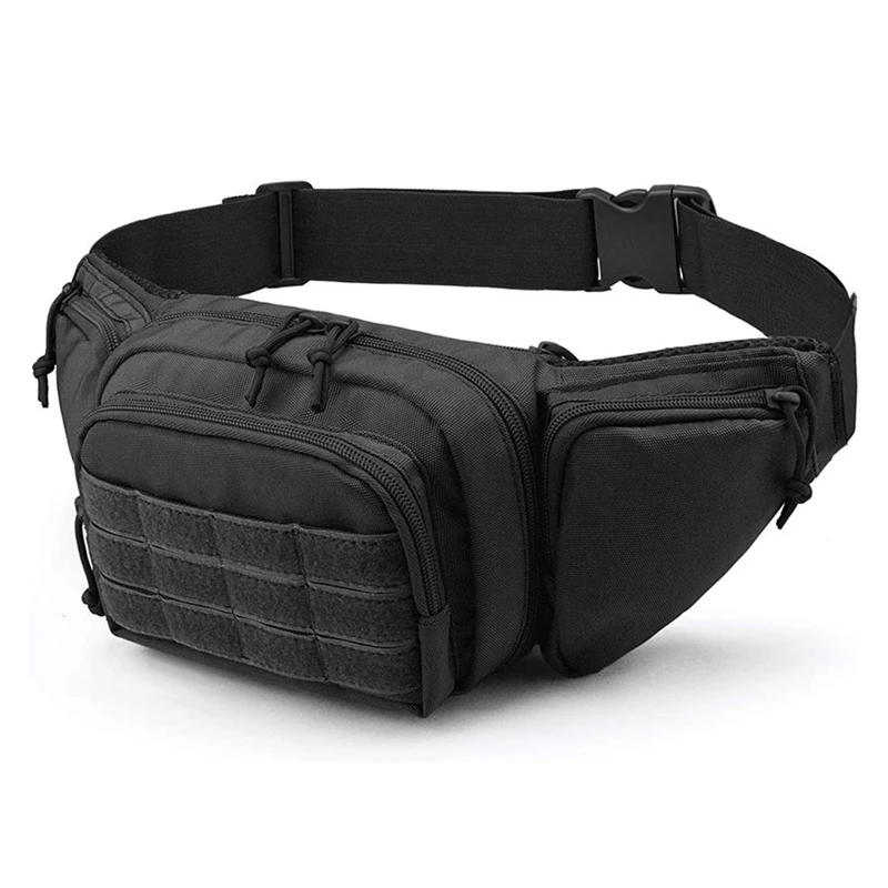 

Military Assult Waist Shoulder Tactical Outdoor Pistol Pack Pack Holster Carry Gun Bag Bag Chest Holster Fanny Concealed Sling