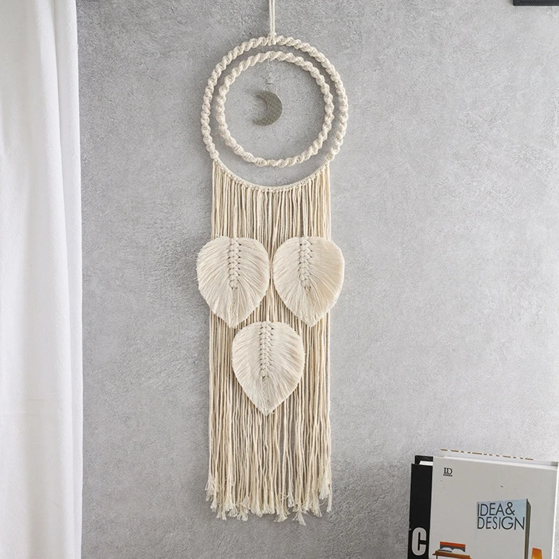 Moon Dream Catcher Boho Home Decor Ramadan Decoration Macrame Wall Hanging Ornament Nordic for Baby Room Kids Nursery
Moon Dream Catcher Boho Home Decor Ramadan Decoration Macrame Wall Hanging Ornament Nordic for Baby Room Kids Nursery