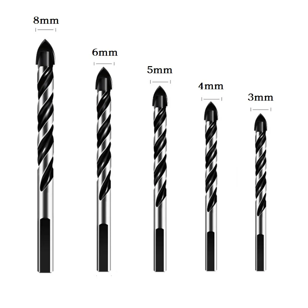 5pcs Cemented Carbide Drill Bits Triangular Drill Bits For Ceramic Wall Glass Concrete Wood Marble Hole Opener Drilling Bits
5pcs Cemented Carbide Drill Bits Triangular Drill Bits For Ceramic Wall Glass Concrete Wood Marble Hole Opener Drilling Bits