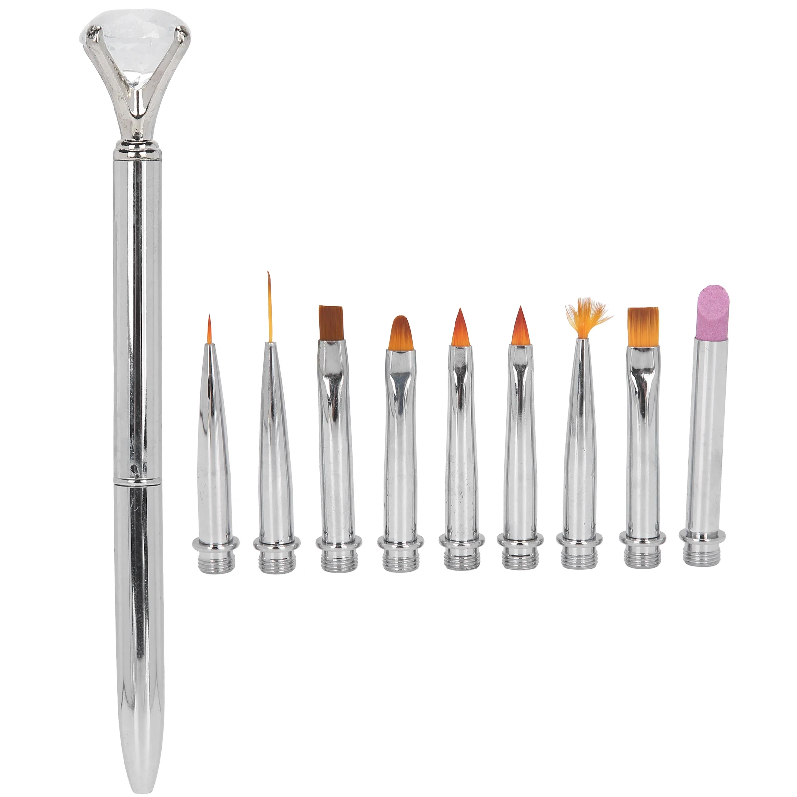 Nail Art Brush Set Replacement Head Painting Pen DIY Dotting Design Liner Manicure ToolSilver
Nail Art Brush Set Replacement Head Painting Pen DIY Dotting Design Liner Manicure ToolSilver