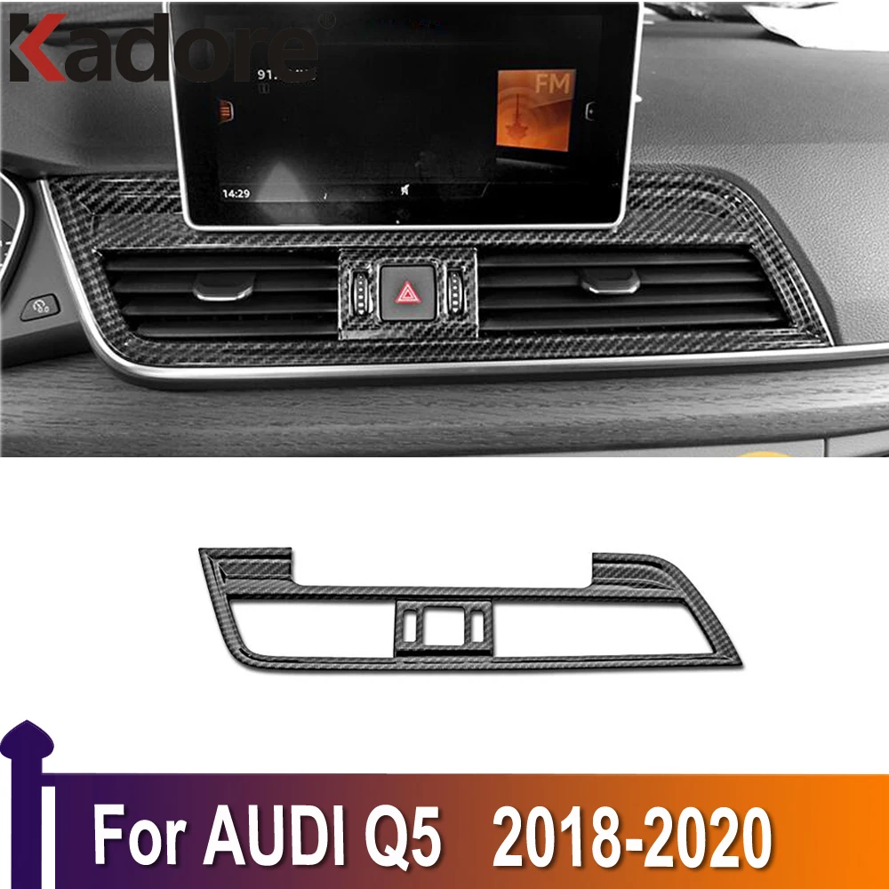 For Audi Q5 2018 2019 2020 ABS Carbon Fiber Front Center Air Outlet Vent Cover Trim Frame Car Interior Accessories
For Audi Q5 2018 2019 2020 ABS Carbon Fiber Front Center Air Outlet Vent Cover Trim Frame Car Interior Accessories