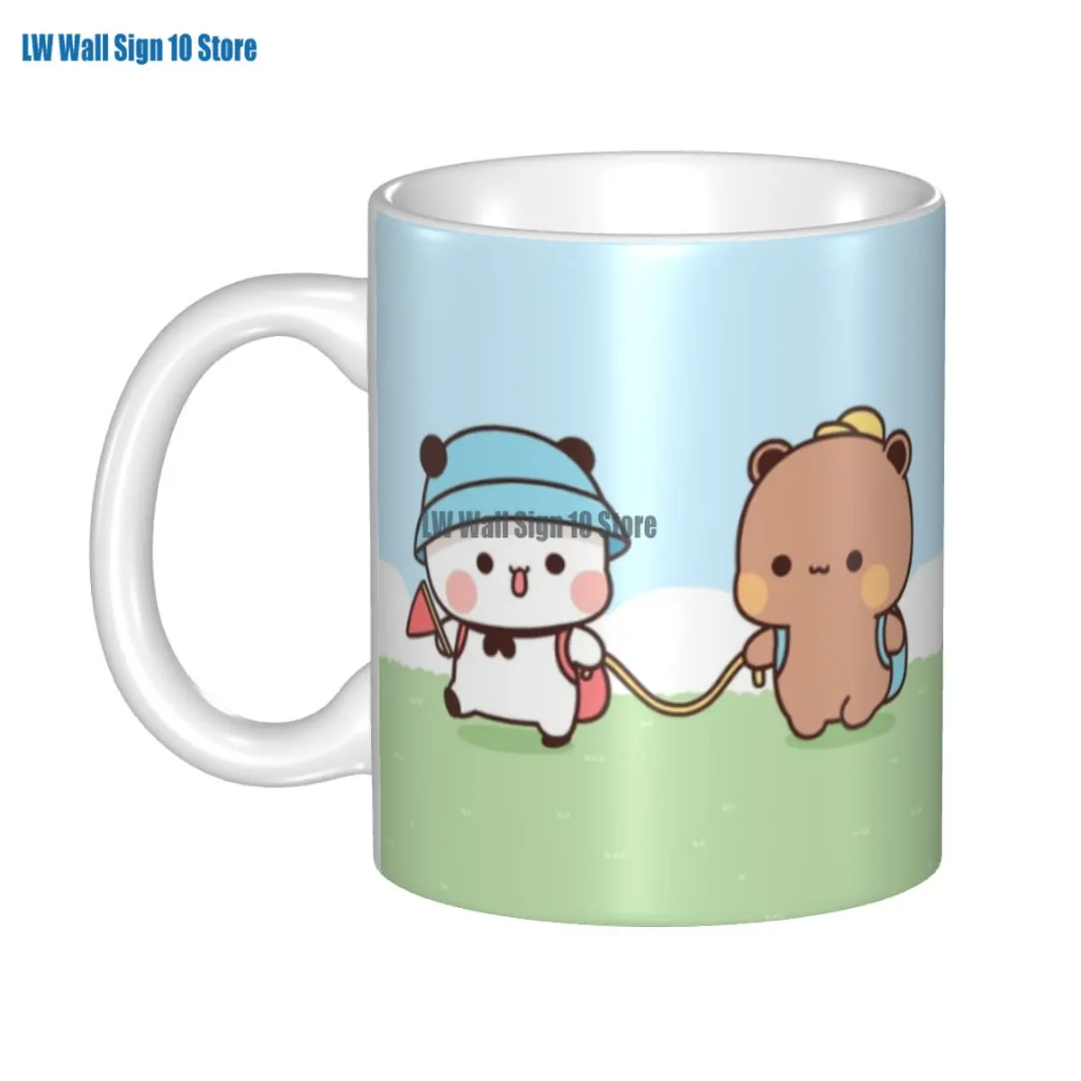 Panda And Brownie Bear Couple Coffee Mug DIY Custom Peach And Goma Ceramic Tea Milk Mug Cup
Panda And Brownie Bear Couple Coffee Mug DIY Custom Peach And Goma Ceramic Tea Milk Mug Cup