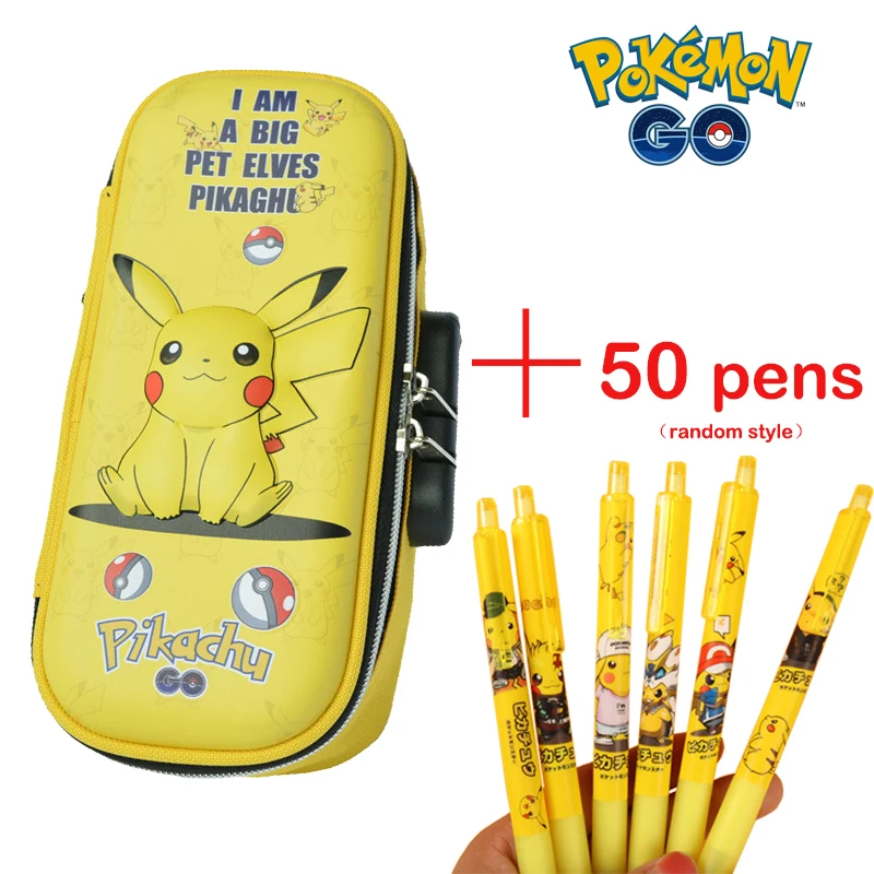 Pokemon Pikachu pen box 3D password lock pen bag portable multi-layer cartoon pen bag student stationery box gift 50 water pens
Pokemon Pikachu pen box 3D password lock pen bag portable multi-layer cartoon pen bag student stationery box gift 50 water pens