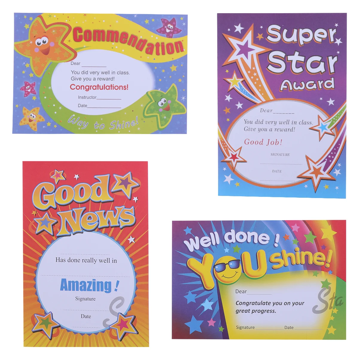 100 Pcs A5 Kindergarten Commendation Letter Certificate Award Kids Children's School Supplies Cartoon
100 Pcs A5 Kindergarten Commendation Letter Certificate Award Kids Children's School Supplies Cartoon