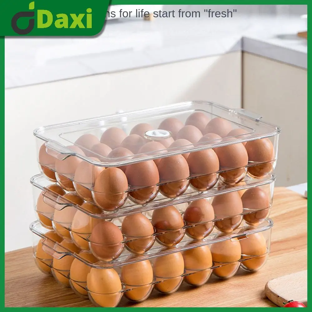 Modern Egg Rack Household With Covers Refrigerator Storage Boxes Save Space Egg Tray Boxes Storage Tools With Handles
Modern Egg Rack Household With Covers Refrigerator Storage Boxes Save Space Egg Tray Boxes Storage Tools With Handles
