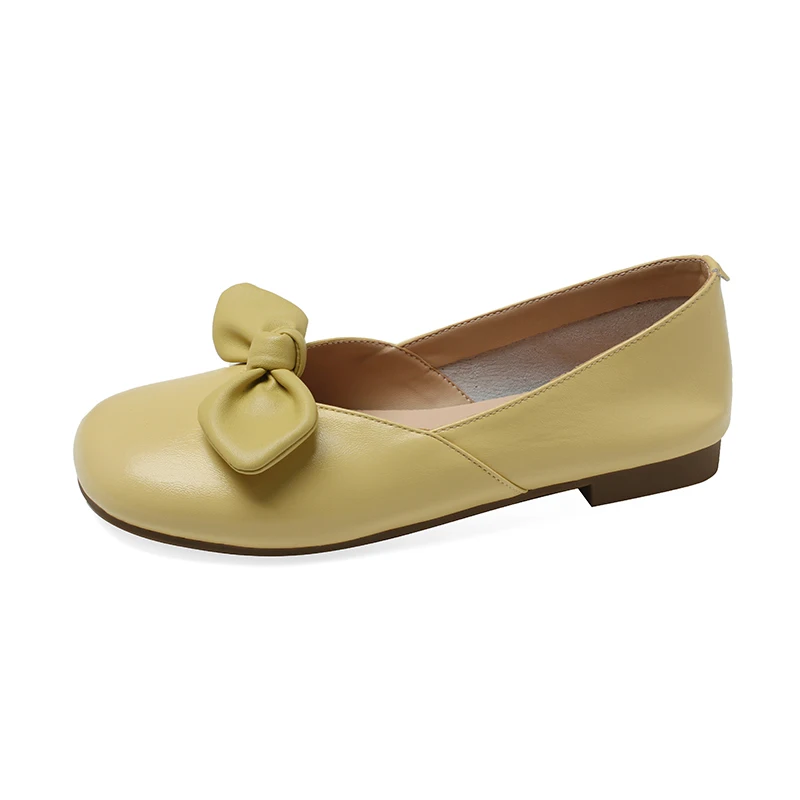 Soft Princess Flats Girls Genuine Leather Shoes 2023 New Teenagers Bow Decorate Walking Party Daily Student Shoes Size 34-39
Soft Princess Flats Girls Genuine Leather Shoes 2023 New Teenagers Bow Decorate Walking Party Daily Student Shoes Size 34-39