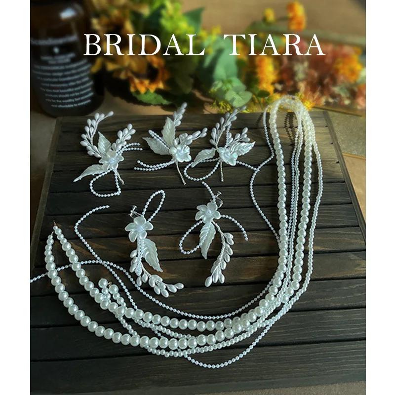 Pearl Shell Hair Pins Sets Hair Decoration Bridal Headdress Set Beaded Headdress Wedding Hair Accessories for Women
Pearl Shell Hair Pins Sets Hair Decoration Bridal Headdress Set Beaded Headdress Wedding Hair Accessories for Women