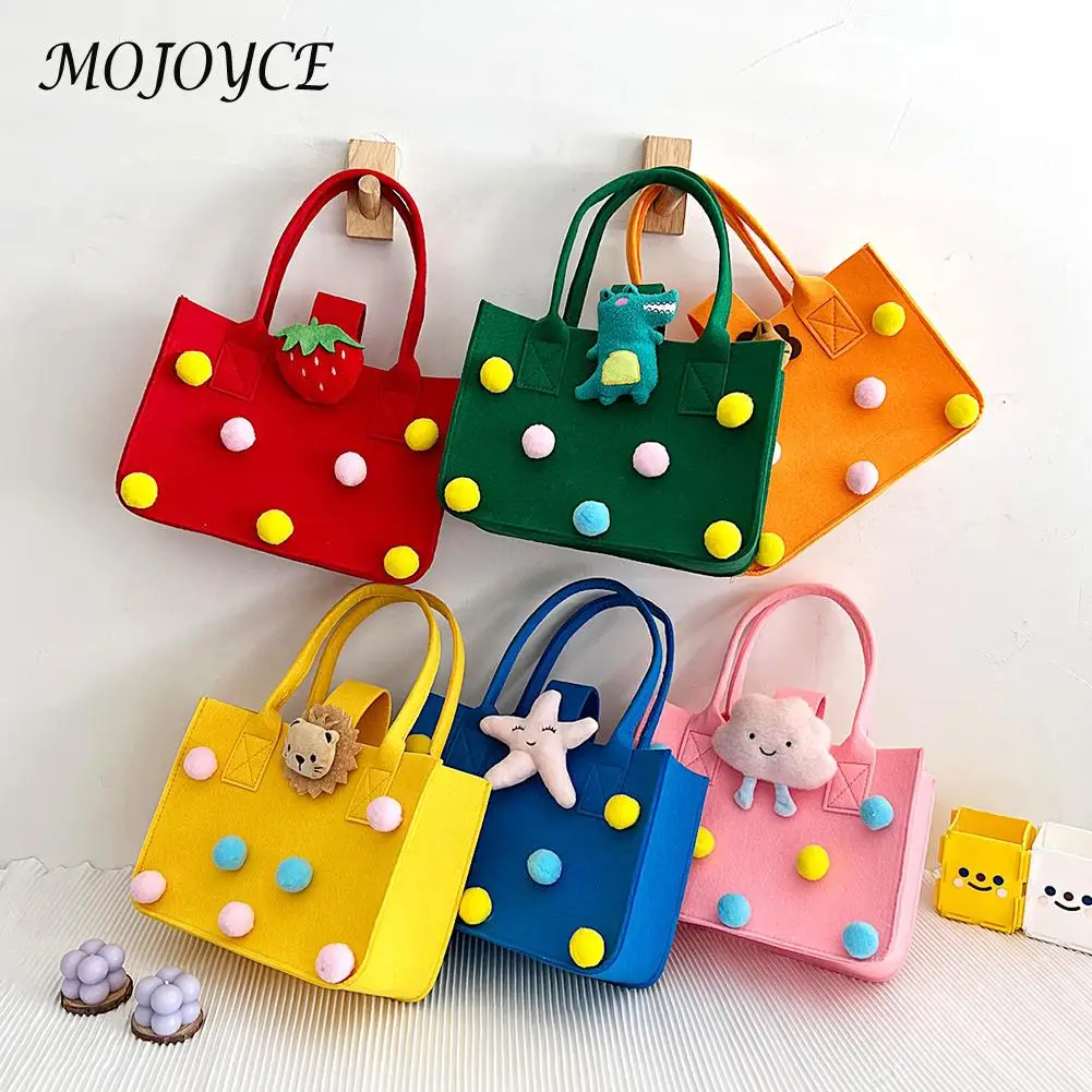 Cute Children Felt Handbag Casual Felt Tote Portable Bag Kids Cartoon Top-handle Bag Pocketbook Organizer Casual Shoulder Bags
Cute Children Felt Handbag Casual Felt Tote Portable Bag Kids Cartoon Top-handle Bag Pocketbook Organizer Casual Shoulder Bags