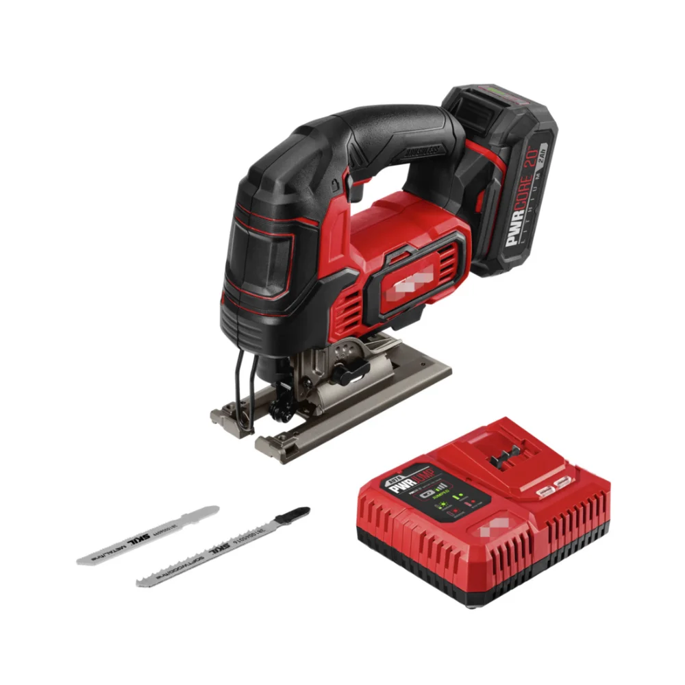PWR CORE 20™ Brushless 20-Volt Cordless Jigsaw Kit with 2.0Ah Battery and PWR JUMP™ Charger
PWR CORE 20™ Brushless 20-Volt Cordless Jigsaw Kit with 2.0Ah Battery and PWR JUMP™ Charger