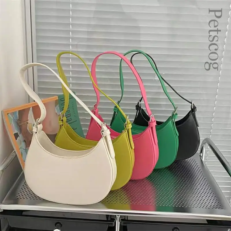 Women's Bag Half-moon Design Underarm Bag Summer Casual Shoulder Crossbody Bags Fashion Simple Solid Handbags 2022
Women's Bag Half-moon Design Underarm Bag Summer Casual Shoulder Crossbody Bags Fashion Simple Solid Handbags 2022