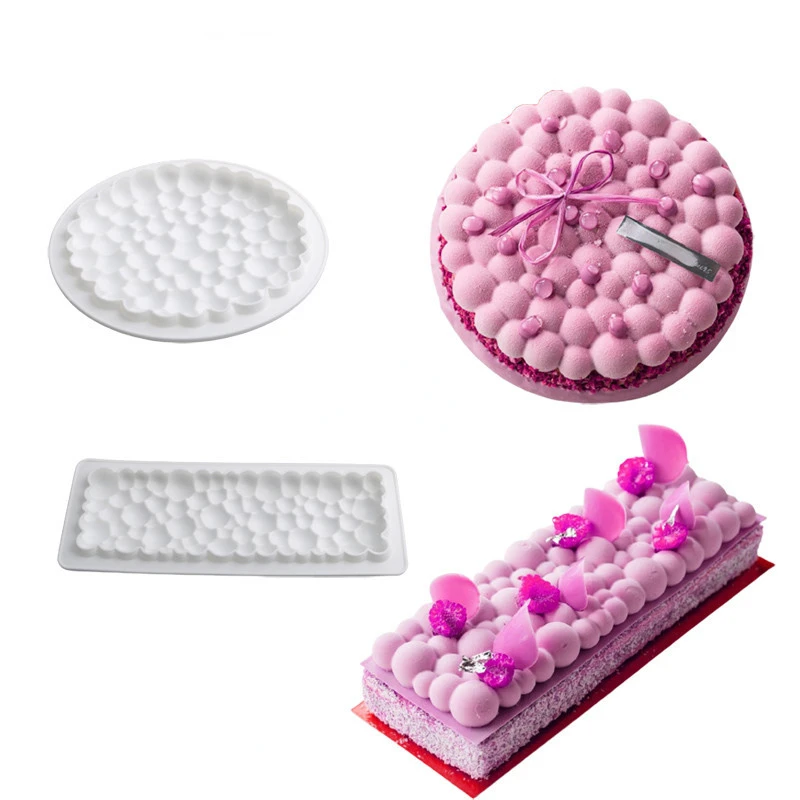 New Round Bubble Cake Silicone Cake Mold Mousse Fondant Molds Grape Cloud Cake Decoration DIY Baking Accessories
New Round Bubble Cake Silicone Cake Mold Mousse Fondant Molds Grape Cloud Cake Decoration DIY Baking Accessories