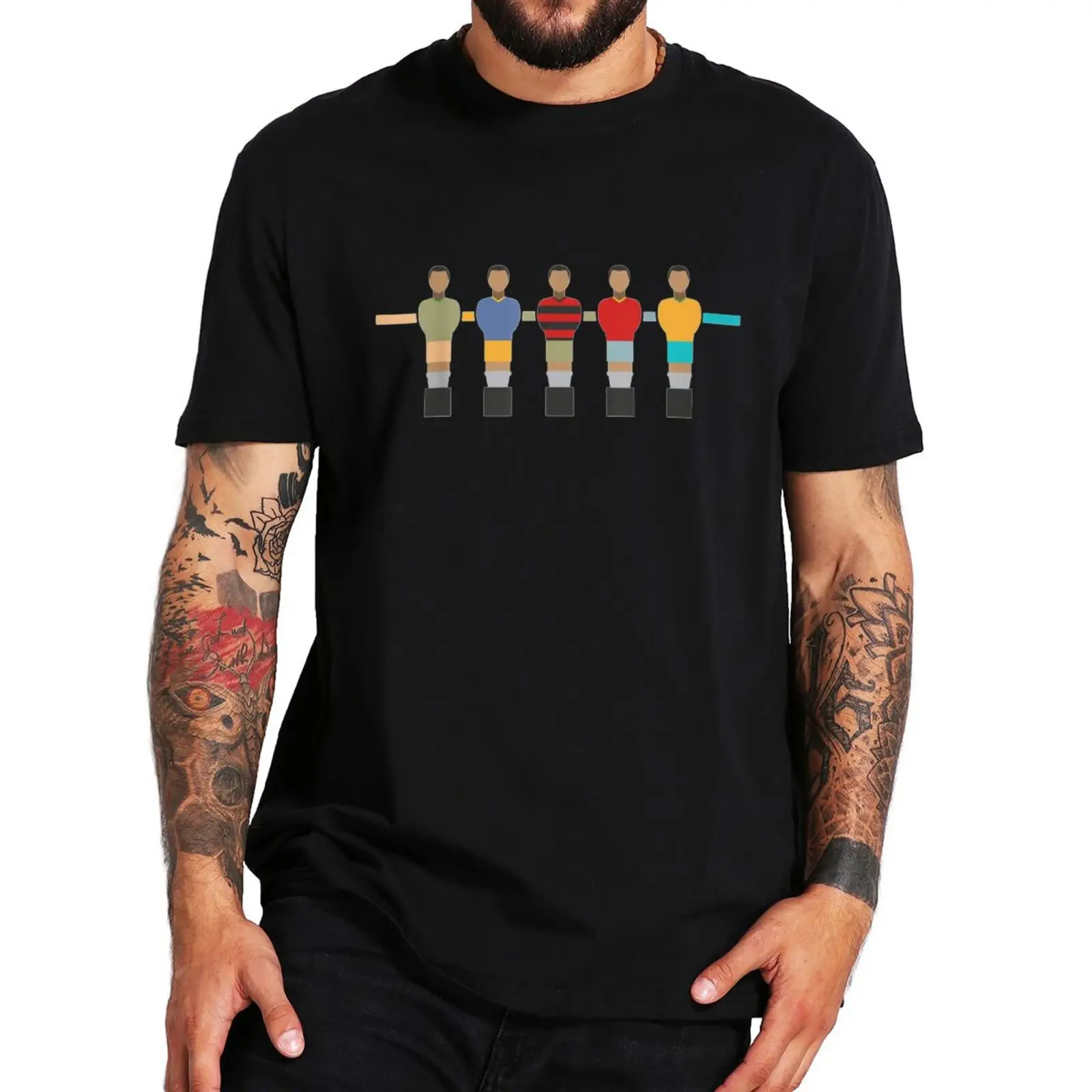Funny Foosball T-shirt Vintage 70s 60s Table Football Fans Gift T Shirt EU Size 100% Cotton Casual Summer O-neck Tee Tops
Funny Foosball T-shirt Vintage 70s 60s Table Football Fans Gift T Shirt EU Size 100% Cotton Casual Summer O-neck Tee Tops
