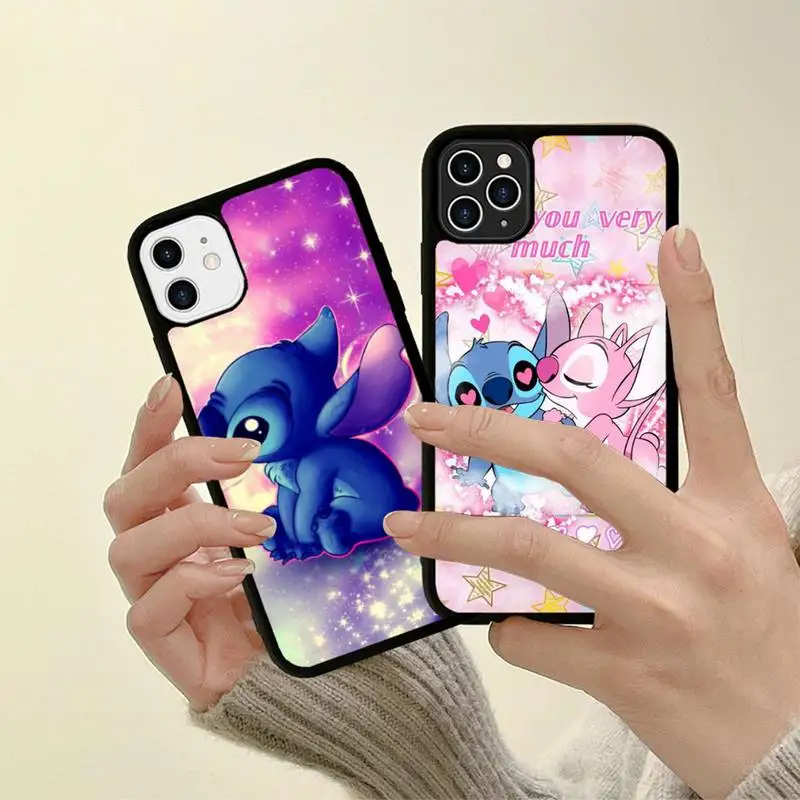 Bling Angel Kiss Stitch Pink bubble Phone Case for iPhone 11 12 13 14 Pro Max 8 7 6 Plus X SE XR Silicone TPU Hard PC Fundas
Bling Angel Kiss Stitch Pink bubble Phone Case for iPhone 11 12 13 14 Pro Max 8 7 6 Plus X SE XR Silicone TPU Hard PC Fundas
