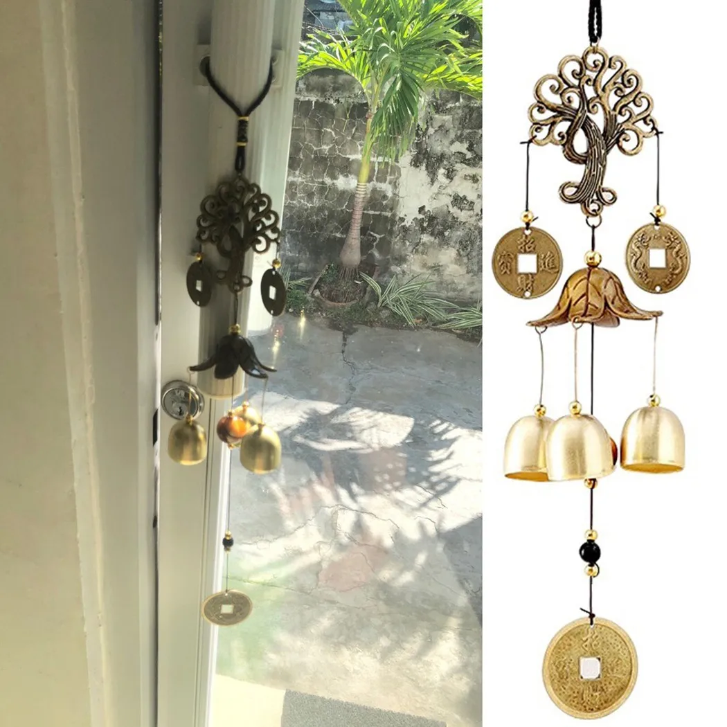 

Money Tree Wind Chimes Bell Ornament Wind Chimes Yard Garden Tubes Bells For Good Lucky Home Garddn Decorations