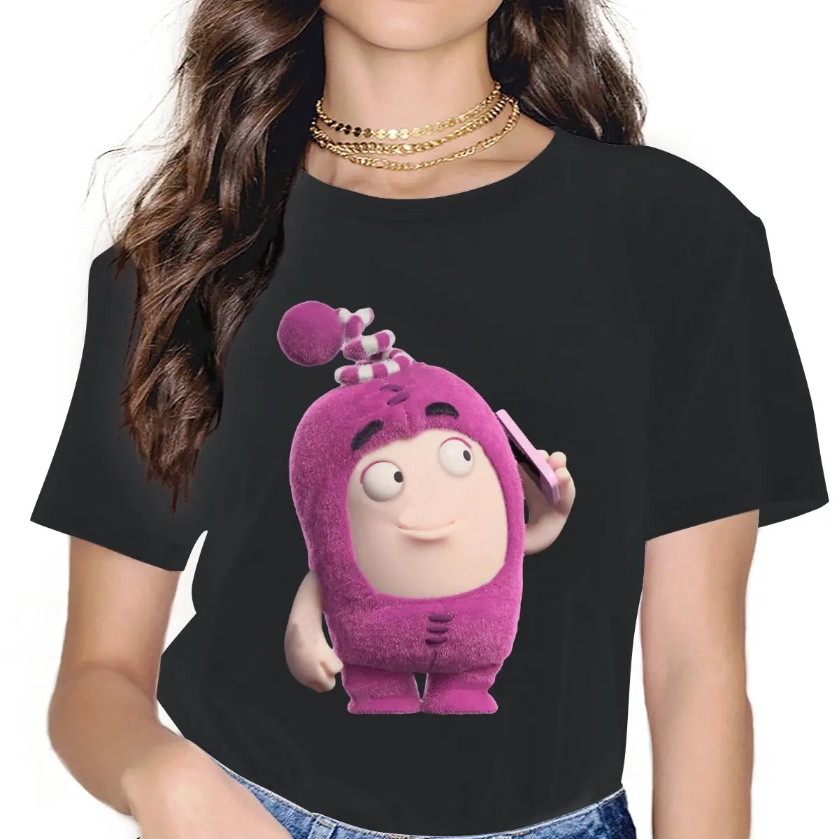 Новинка, женские футболки, Oddbods, забавная, разумная, семи разных, милых персонажей, Готическая, винтажная женская одежда
Новинка, женские футболки, Oddbods, забавная, разумная, семи разных, милых персонажей, Готическая, винтажная женская одежда