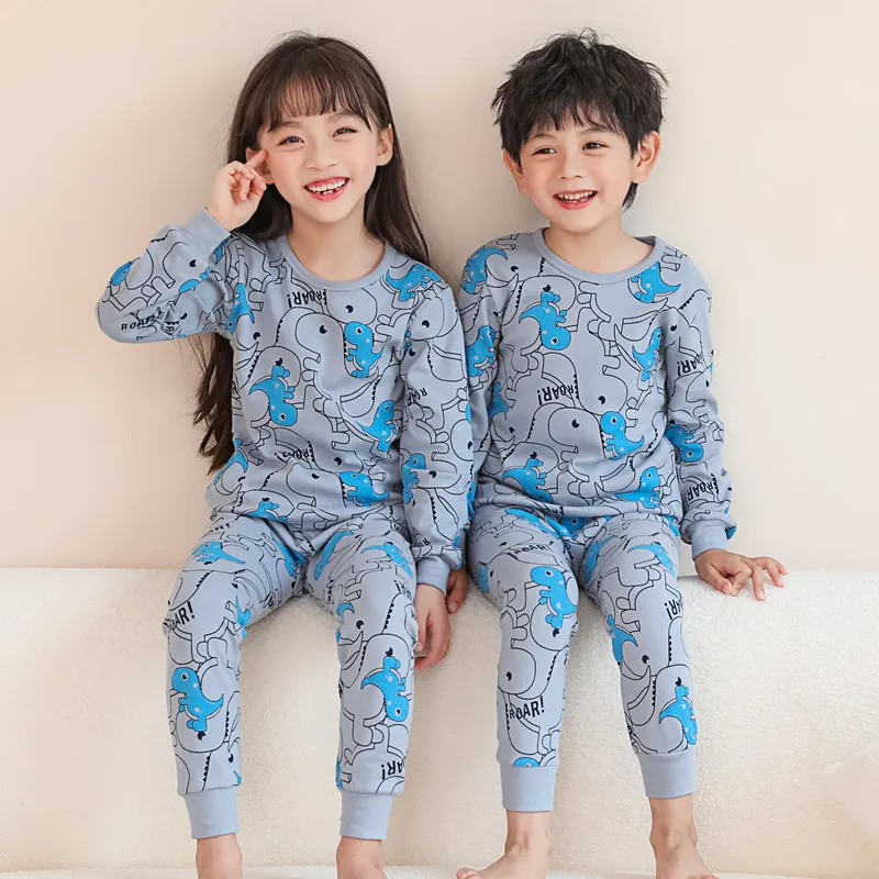 Spring Autumn Soft Warm Cartoon Dinosaur Pajamas Full Sleeve Boys Pyjamas Casual Homewear Pajamas for Girls Kids Sleepwear
Spring Autumn Soft Warm Cartoon Dinosaur Pajamas Full Sleeve Boys Pyjamas Casual Homewear Pajamas for Girls Kids Sleepwear