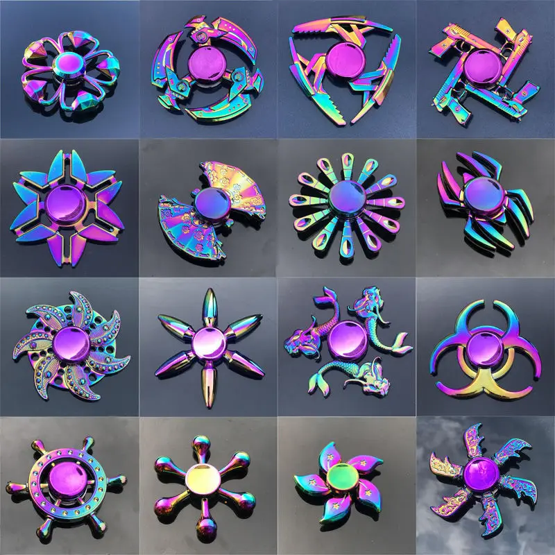 Metal Rainbow Fidget Spinner Colorful EDC Hand Spinner Anti-Anxiety Toy for Spinners Focus Relieves Stress ADHD Finger Spinner
Metal Rainbow Fidget Spinner Colorful EDC Hand Spinner Anti-Anxiety Toy for Spinners Focus Relieves Stress ADHD Finger Spinner