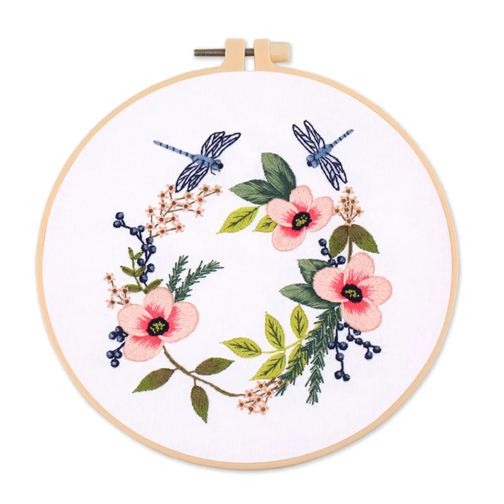 Cross Stitch Kit DIY Embroidery Set Printed Replacement Round Accessory Beginners Craft Flowers Needlework Tools
Cross Stitch Kit DIY Embroidery Set Printed Replacement Round Accessory Beginners Craft Flowers Needlework Tools