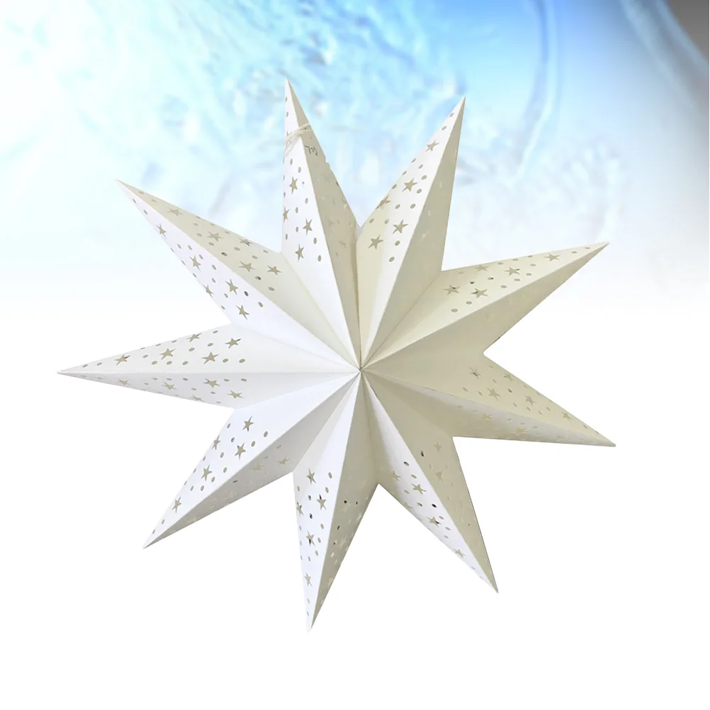 Star Paper Lantern Lanterns Lamp Hanging Lampshade Shade Cover Light Stars 3D Christmas Shaped White Folding Hollow Pointed Out
Star Paper Lantern Lanterns Lamp Hanging Lampshade Shade Cover Light Stars 3D Christmas Shaped White Folding Hollow Pointed Out