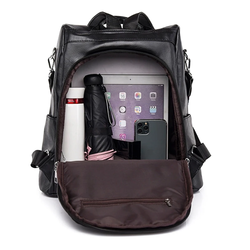 Backpack Purse for Women Fashion PU Leather Travel Large Ladies Shoulder Bag Anti-theft Rucksack Casual Daypack
Backpack Purse for Women Fashion PU Leather Travel Large Ladies Shoulder Bag Anti-theft Rucksack Casual Daypack