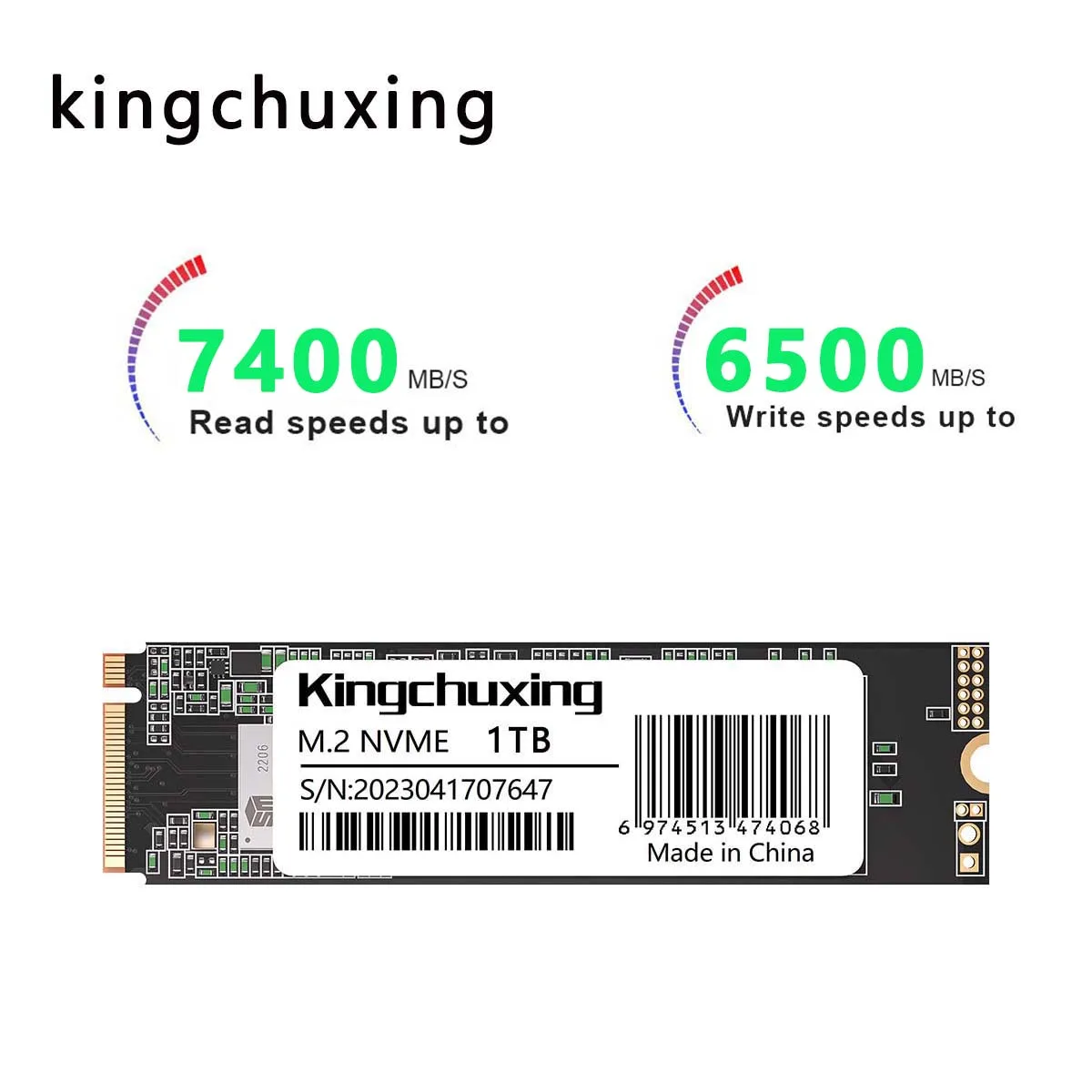 

Kingchuxing Ssd M2 Nvme Pcie 4 0 7400Mbs Ssd Nvme M2 2 ТБ Ssd жесткий диск Внутренние твердотельные диски для ноутбука SSD35530