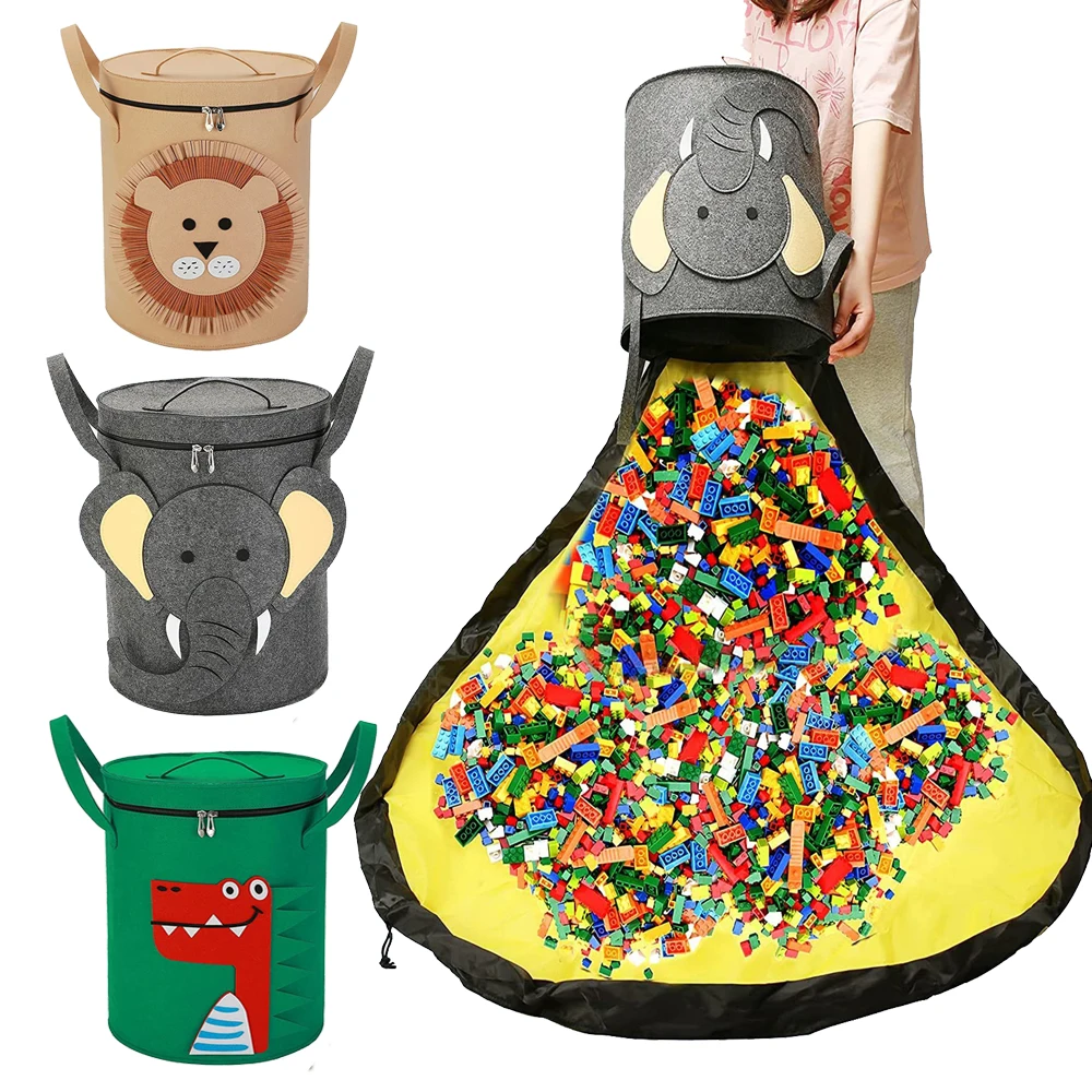 Felt Foldable Toy Storage Bag Detachable Large Organizer Baby Kids Play Mat Cute Animal Home Building Block Storage Basket
Felt Foldable Toy Storage Bag Detachable Large Organizer Baby Kids Play Mat Cute Animal Home Building Block Storage Basket