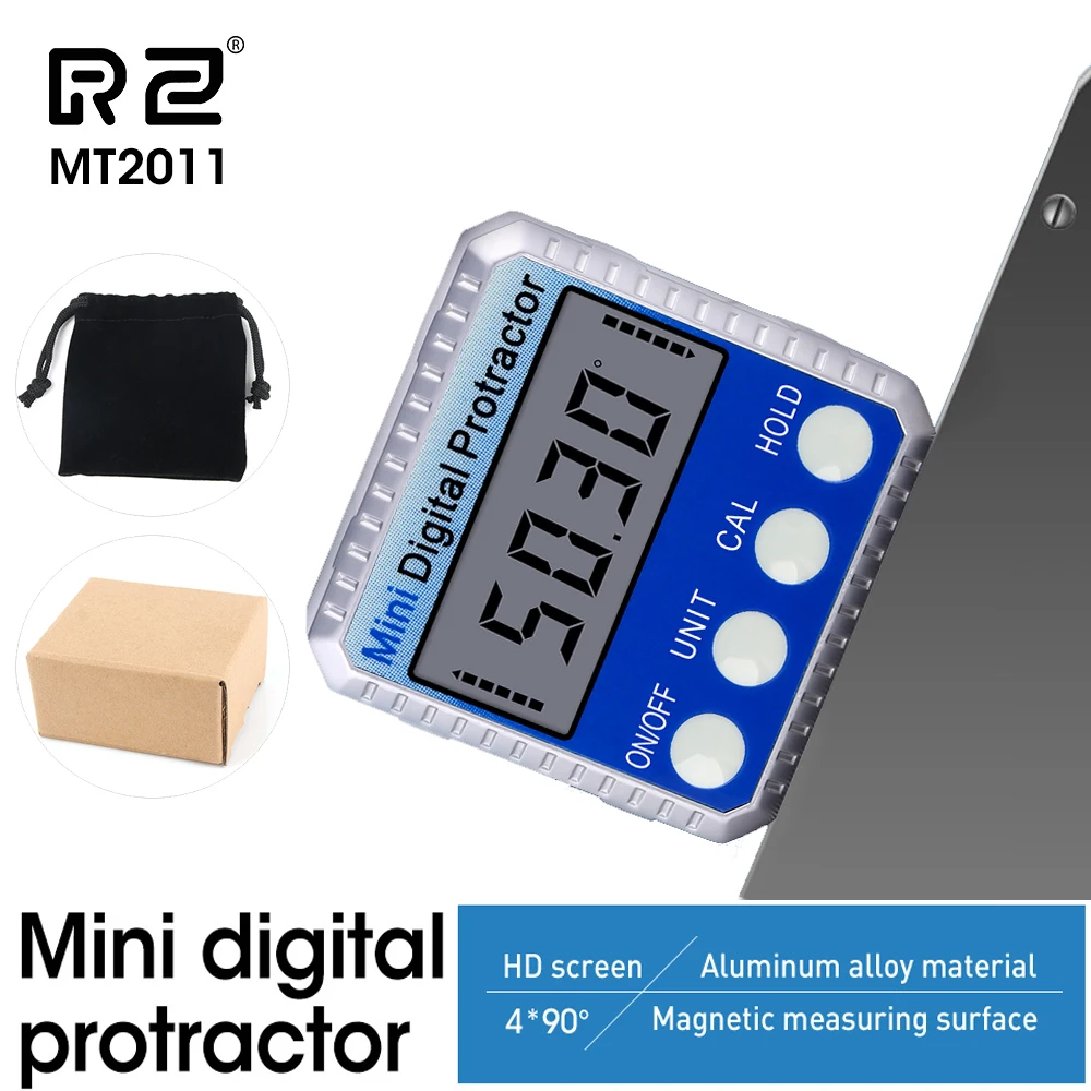 RZ Goniometer Angle Auto Measurement Finder Digital Display Protractor 360° Auto Flip Degree Finder Inclinometer Angle Gauge
RZ Goniometer Angle Auto Measurement Finder Digital Display Protractor 360° Auto Flip Degree Finder Inclinometer Angle Gauge
